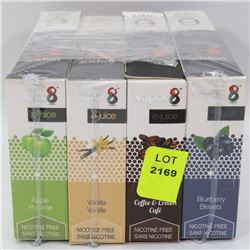 LOT OF 24 JARS OF 10MIL NICOTINE FREE FLAVOUR JUICE