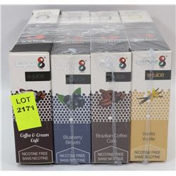 LOT OF 24 JARS OF 10MIL NICOTINE FREE FLAVOUR JUICE