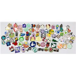 LOT OF 80 OFFICIAL WALT DISNEY TRADING PINS