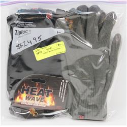 2PK MENS HEAT WAVE GLOVES