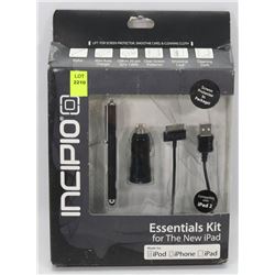 IPOD, IPHONE, IPAD ESSENTIALS KIT FOR THE NEW IPAD