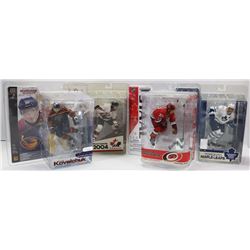 LOT OF 4 SEALED MACFARLANE FIGURES ERIC STAAL, JOE