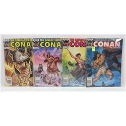 #134-137 CONAN THE BARBARIAN MARVEL COMIC BOOKS