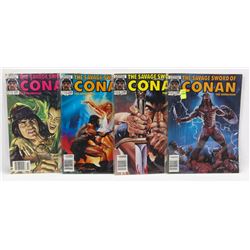 #138-141 CONAN THE BARBARIAN MARVEL COMIC BOOKS