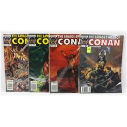 #148-151 CONAN THE BARBARIAN MARVEL COMIC BOOKS