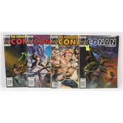 #152-155 CONAN THE BARBARIAN MARVEL COMIC BOOKS