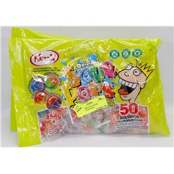 3 BAGS OF BIG LOLLYPOPS ORIGINAL SOUR POPS