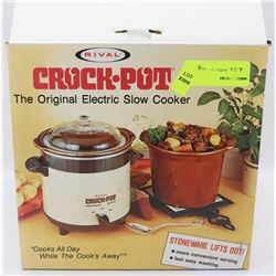 CROCK-POT BY RIVAL ELECTRIC SLOW COOKER