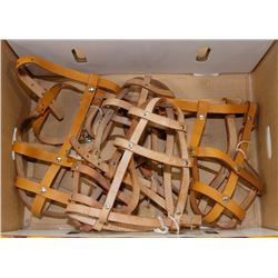 LEATHER ANIMAL MUZZLE FLAT