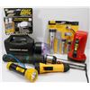 Image 1 : BOX OF ASSORTED FLASHLIGHTS INCL BREAKDOWN BUDDY