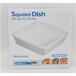 NEW 16CM X 16CM SQUARE SERVING DISH