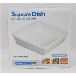 NEW 16CM X 16CM SQUARE SERVING DISH