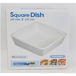 NEW 16CM X 16CM SQUARE SERVING DISH