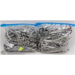 TWO BAGS OF ASSORTED SCISSORS