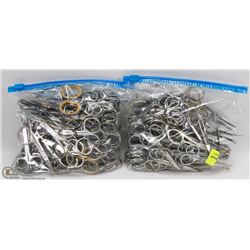 TWO BAGS OF ASSORTED SCISSORS