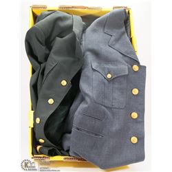 2  VINTAGE CANADIAN FORCES COATS & PANTS