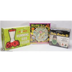 SEALED CHIA DUCK DYNASTY PLANTER W/MARBLE