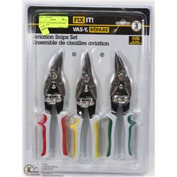 SET OF 3 AVIATION/TIN SNIPS NEW IN PACKAGE