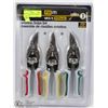 Image 1 : SET OF 3 AVIATION/TIN SNIPS NEW IN PACKAGE