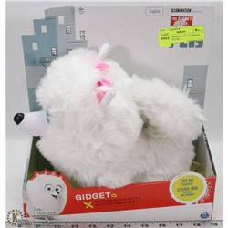 NEW THE SECRET LIFE OF GIDGET TALKING PLUSH