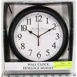 HAROLD AND BARNES WALL CLOCK NEW