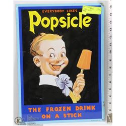 POPSICLE TIN SIGN