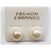 Image 1 : #12-PEARL EARRINGS
