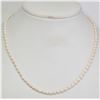Image 1 : #25-STERLING SILVER FRESHWATER PEARL NECKLACE