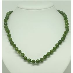 #32-B.C NEPHRITE JADE KNOTTED NECKLACE