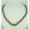 Image 1 : #32-B.C NEPHRITE JADE KNOTTED NECKLACE