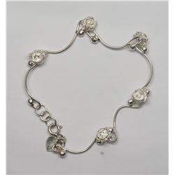 #46-STERLING SILVER BRACELET