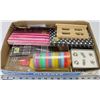 Image 1 : ENTERTAINMENT LOT OF NAPKINS, DRINK CHARMS & MORE