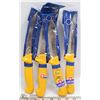 Image 1 : LOT OF 4 SWISS SWIBO BRAND KNIVES.
