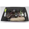 Image 1 : BASKET OF ESTATE SUNGLASSES & UMBRELLA