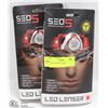 Image 1 : 2 NEW LED HEAD LAMPS