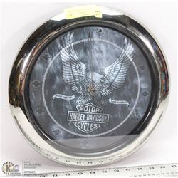HARLEY DAVIDSON ROUND WALL CLOCK