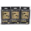 Image 1 : LOT OF 3 HIGH FIDELIDY EARBUD HEADPHONES