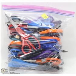 BAG OF ASSORTED SCISSORS