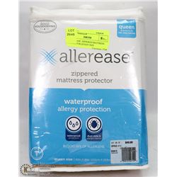 ALLEREASE  ZIPPERED MATTRESS PROTECTOR,QUEEN SIZE