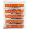 5 TUBS OF DRYWALL NAILS 3D 1-1/4"
