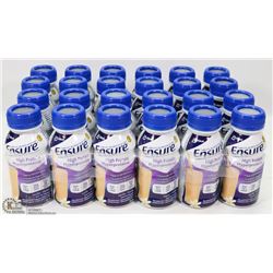 CASE OF 24 HIGH PROTEIN VANILLA ENSURE MEAL