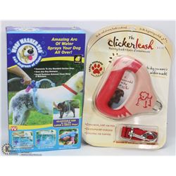 NEW DOG ITEMS "THE CLICKER LEASH"