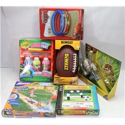 NEW ITEMS CRAYOLA NEON WASHABLE DEWALT FOOT