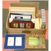 Image 1 : BOX OF VARIOUS SIZED PICTURE FRAMES, SOME WITH