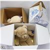 Image 1 : LOT OF 3 BUILD-A-BEARS WITH DOCUMENTS & BOXES.