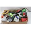 Image 1 : FLAT OF ASSORTED TOOLS & SHOP SUPPLIES