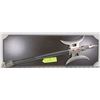 Image 1 : ARABIAN STYLE DOUBLE BLADE STAINLESS STEEL AXE