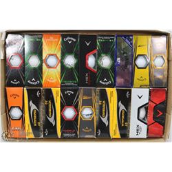 FLAT OF RECLAIMED CALLAWAY  RECLAIMED GOLF BALLS