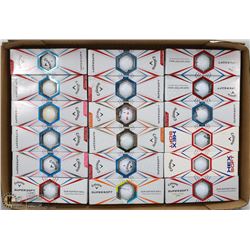 FLAT OF RECLAIMED CALLAWAY  RECLAIMED GOLF BALLS
