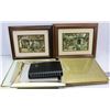 Image 1 : 2 PAPER TOLL FRAMED PICTURES WITH ASSORTED FRAMES